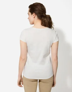 T-shirt - Glitterprint - wit