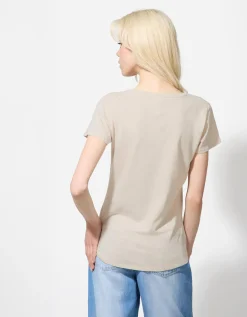 T-shirt - Glitterprint - wit