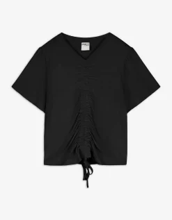 T-shirt - kort - zwart