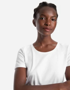 T-shirt - Korte mouwen - wit