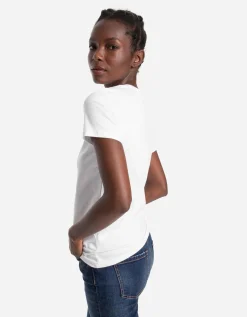 T-shirt - Korte mouwen - wit