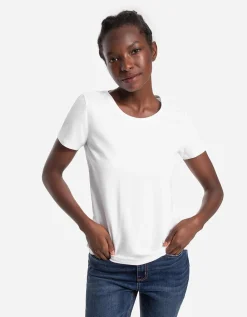 T-shirt - Korte mouwen - wit