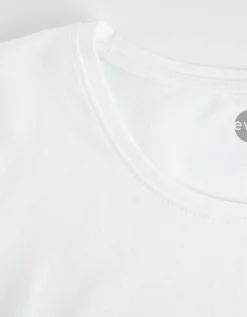 T-shirt - Korte mouwen - wit