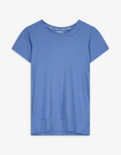 T-shirt - LENZING&trade; ECOVERO&trade; - blauw