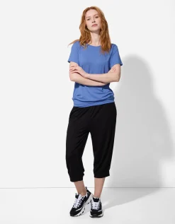 T-shirt - LENZING&trade; ECOVERO&trade; - blauw