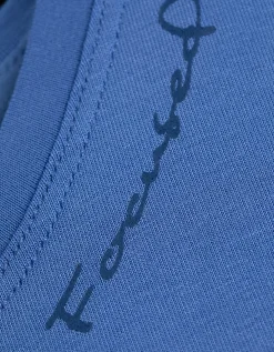 T-shirt - LENZING&trade; ECOVERO&trade; - blauw