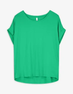 T-shirt - LENZING&trade; ECOVERO&trade; - groen