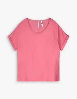T-shirt - LENZING&trade; ECOVERO&trade; - roze