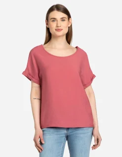 T-shirt - LENZING&trade; ECOVERO&trade; - roze