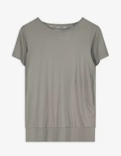 T-shirt - LENZING&trade; ECOVERO&trade; - donkergroen