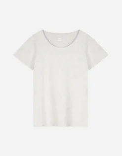 T-shirt - Met stretch - grijs