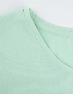 T-shirt - Met stretch - groen