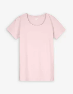 T-shirt - Met stretch - lila