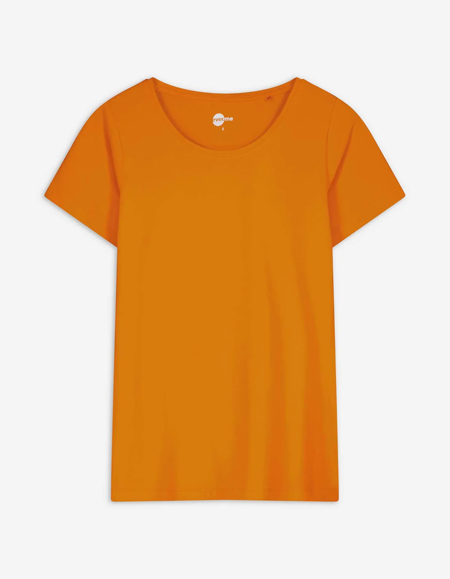 T-shirt - Met stretch - oranje