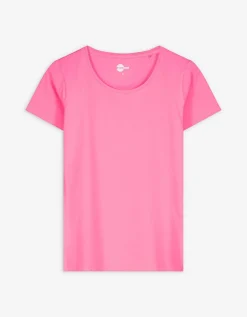 T-shirt - Met stretch - pink