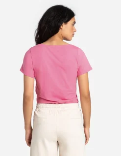 T-shirt - Met stretch - pink