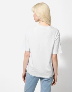 T-shirt - Met studs - wit