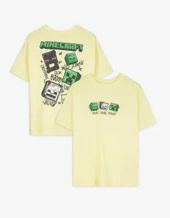 T-shirt - Minecraft - lichtgeel