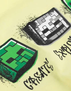 T-shirt - Minecraft - lichtgeel