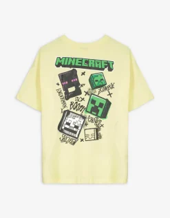 T-shirt - Minecraft - lichtgeel