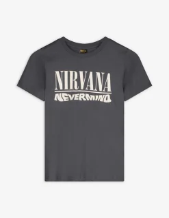 T-shirt - Nirvana - donkergrijs