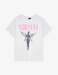 T-shirt - Nirvana - wit