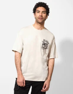 T-shirt - One Piece - grijs