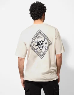 T-shirt - One Piece - grijs