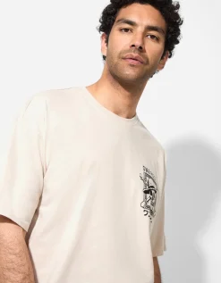 T-shirt - One Piece - grijs