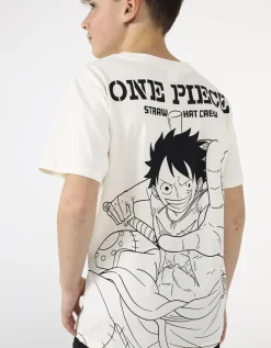 T-shirt - One Piece - wit