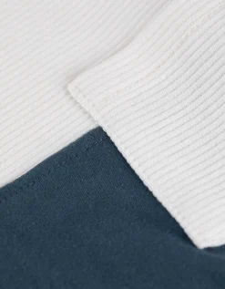 T-shirt - Opgestikte zakken - donkerblauw