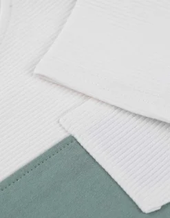 T-shirt - Opgestikte zakken - groen