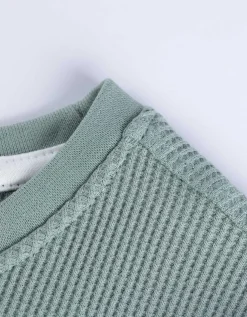 T-shirt - Opgestikte zakken - groen