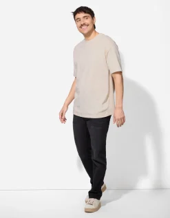 T-shirt - Oversized fit - beige