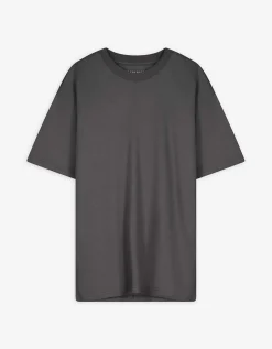 T-shirt - Oversized fit - donkergrijs
