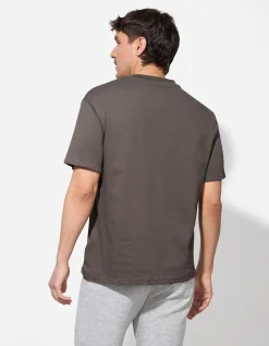 T-shirt - Oversized fit - lichtbruin