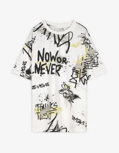 T-shirt - Oversized fit - wit