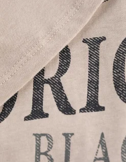 T-shirt - Print - beige