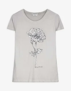 T-shirt - Print - beige