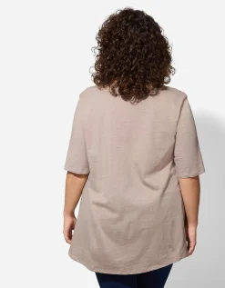 T-shirt - Print - beige