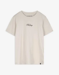T-shirt - Print - beige