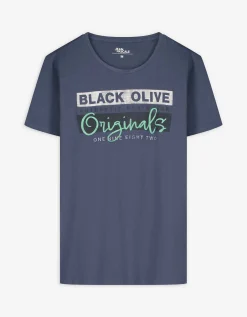 T-shirt - Print - blauw