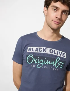 T-shirt - Print - blauw