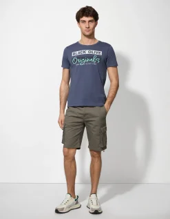 T-shirt - Print - blauw