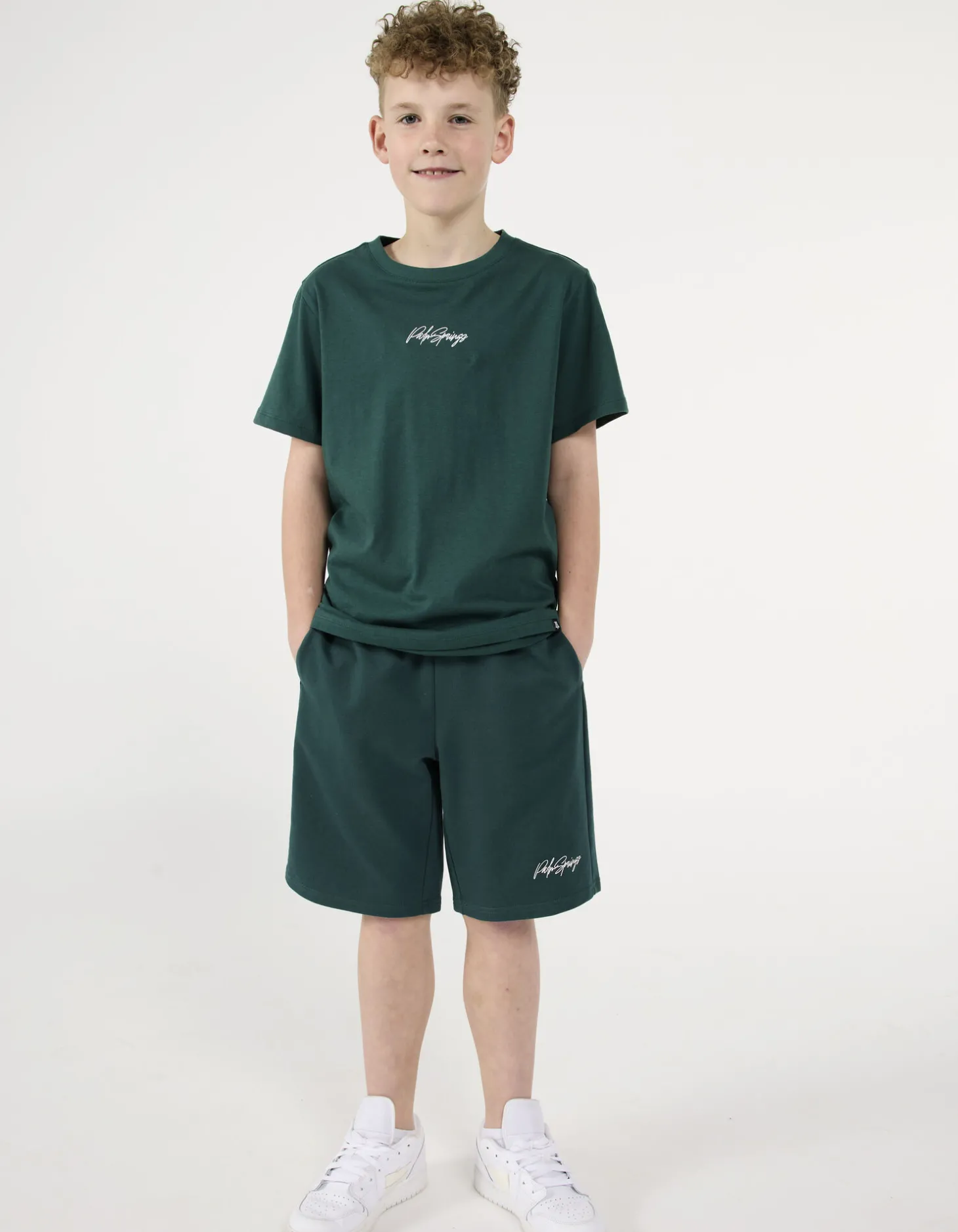 T-shirt - Print - donkergroen