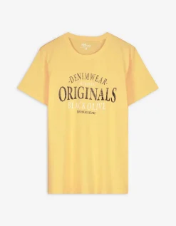T-shirt - Print - geel
