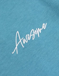 T-shirt - Print - lichtblauw