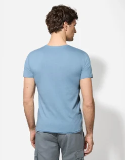 T-shirt - Print - lichtblauw