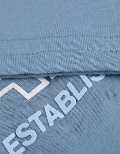 T-shirt - Print - lichtblauw