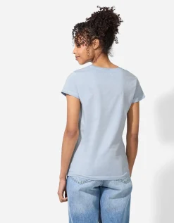 T-shirt - Print - lichtblauw